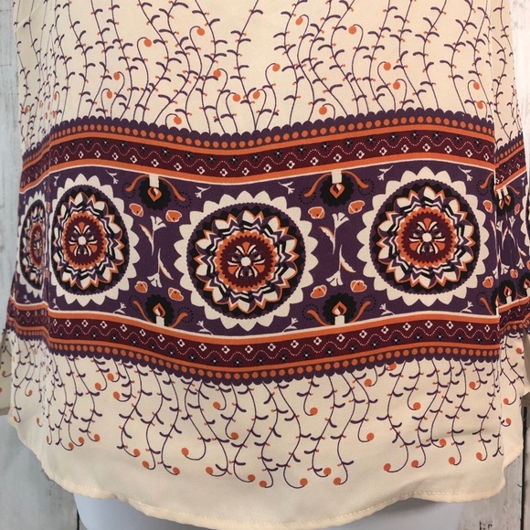 Chelsea & Violet Lined Multicolored Sleeveless Top Small - Picture 3 of 11